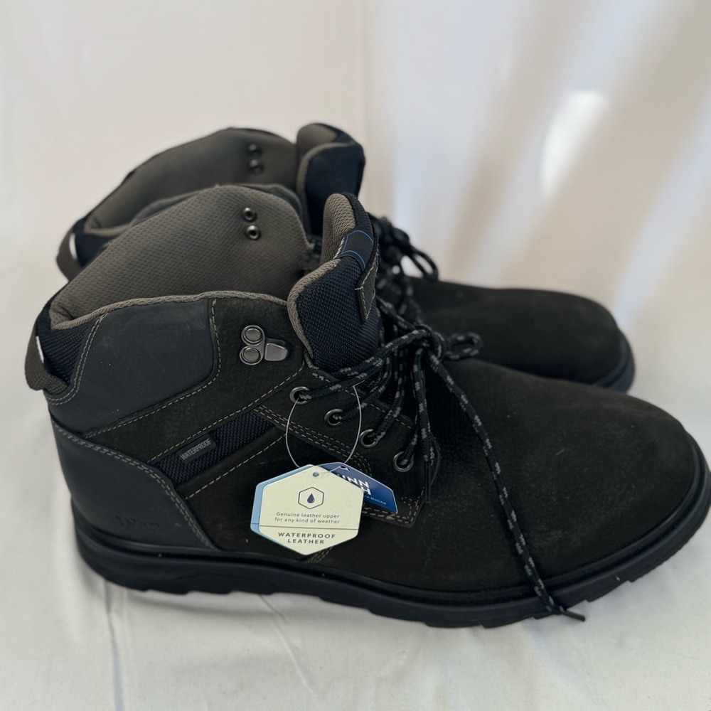 Nunn Busch Luxor Plain Toe Boot Men’s Size 10.5 Waterproof Leather Comfort Green